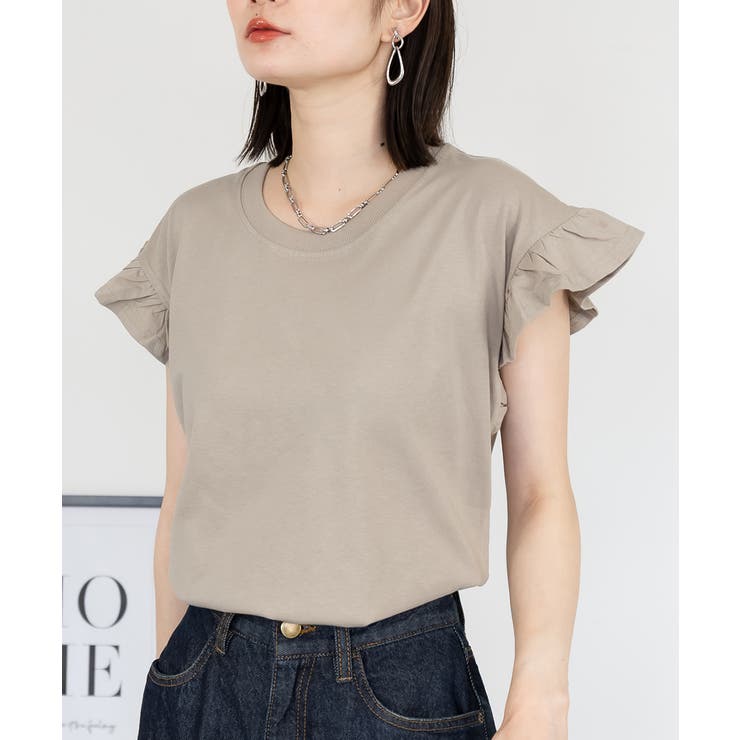 袖フレアノースリーブシャツ | atONE | 詳細画像23 