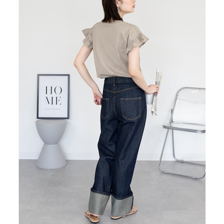 袖フレアノースリーブシャツ | atONE | 詳細画像28 