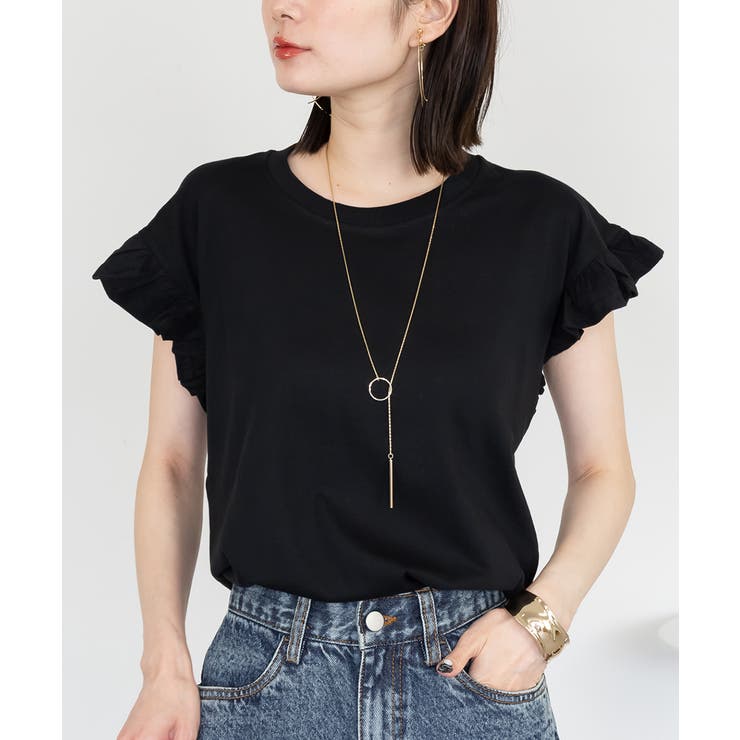 袖フレアノースリーブシャツ | atONE | 詳細画像29 