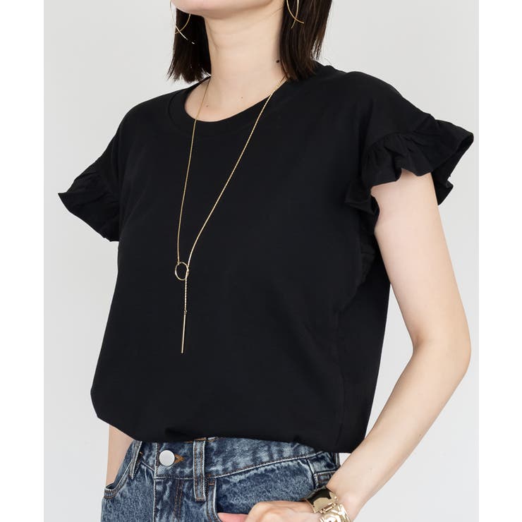 袖フレアノースリーブシャツ | atONE | 詳細画像30 