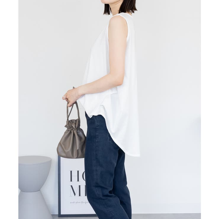 脇タックノースリーブトップス | atONE | 詳細画像9 