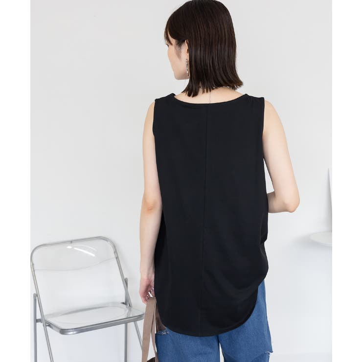 脇タックノースリーブトップス | atONE | 詳細画像2 