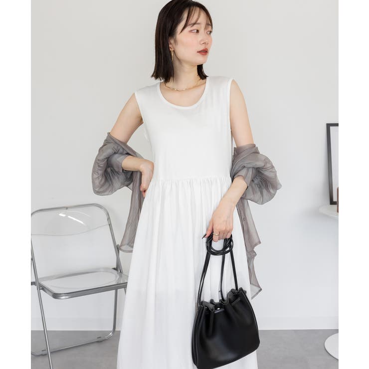 ノースリーブカットワンピース | atONE | 詳細画像12 