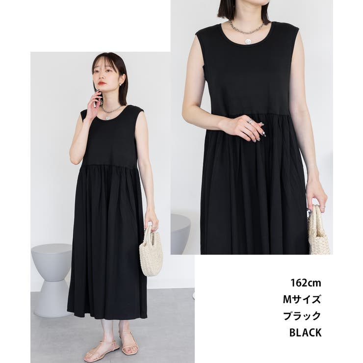 ノースリーブカットワンピース | atONE | 詳細画像14 