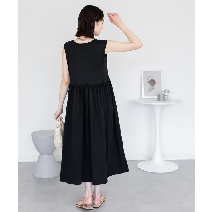 ノースリーブカットワンピース | atONE | 詳細画像3 