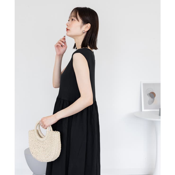 ノースリーブカットワンピース | atONE | 詳細画像5 