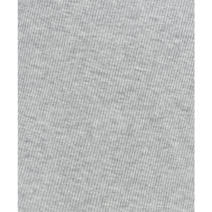 スクエアネック5分袖コットンリブTシャツ | atONE | 詳細画像25 