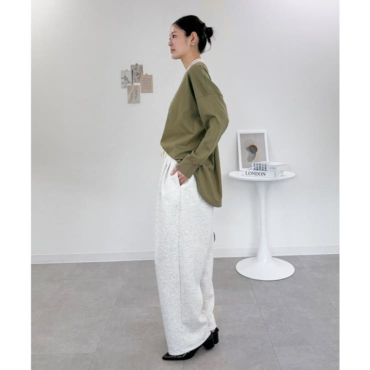 オーバーサイズ裾ラウンドカットソー | atONE | 詳細画像25 