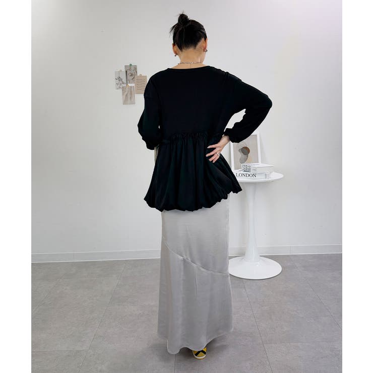 ペプラム切替バルーントップス | atONE | 詳細画像10 