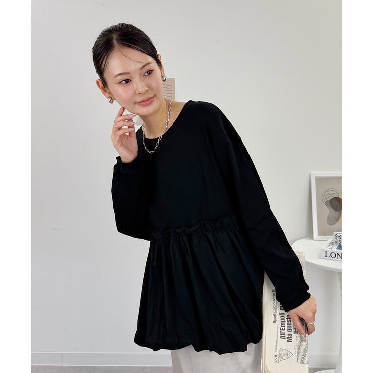 ペプラム切替バルーントップス | atONE | 詳細画像5 