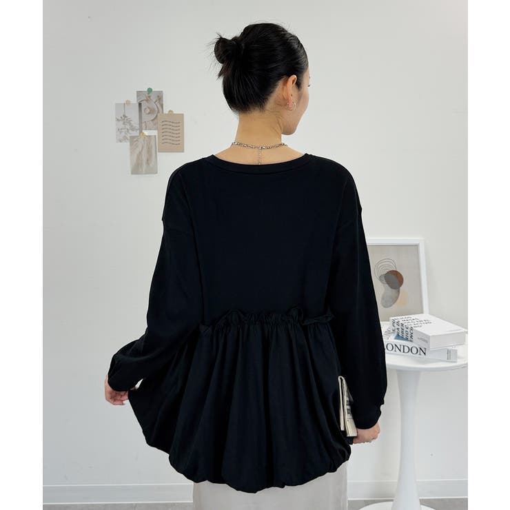 ペプラム切替バルーントップス | atONE | 詳細画像7 