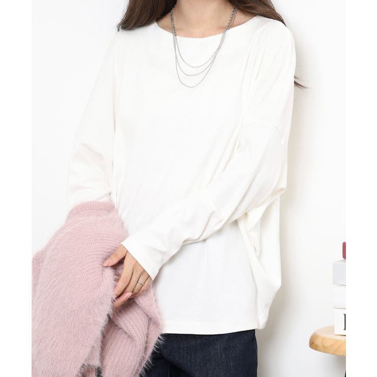 ドルマンスリーブボートネックTシャツ | atONE | 詳細画像18 