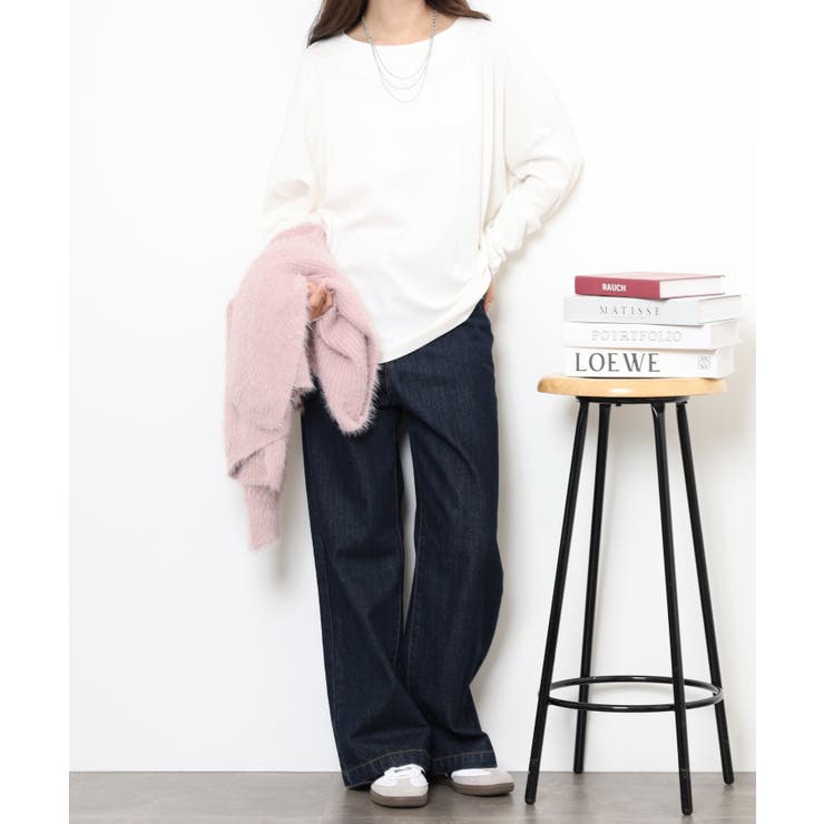 ドルマンスリーブボートネックTシャツ | atONE | 詳細画像20 