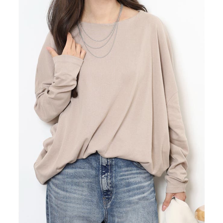 ドルマンスリーブボートネックTシャツ | atONE | 詳細画像21 