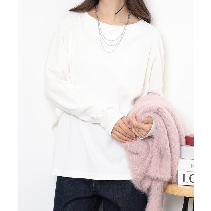 ドルマンスリーブボートネックTシャツ | atONE | 詳細画像3 