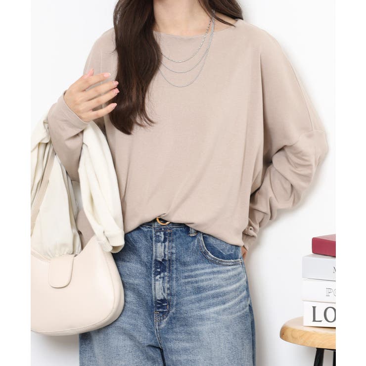 ドルマンスリーブボートネックTシャツ | atONE | 詳細画像4 