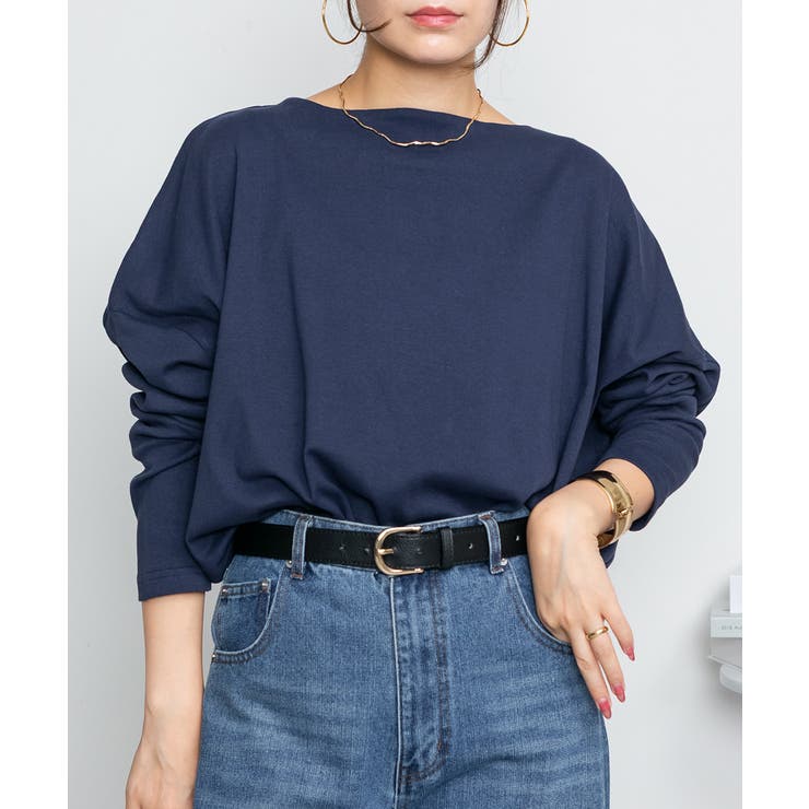 ドルマンスリーブボートネックTシャツ | atONE | 詳細画像42 