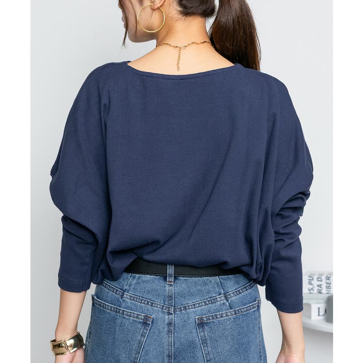 ドルマンスリーブボートネックTシャツ | atONE | 詳細画像45 