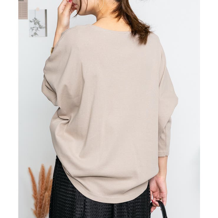 ドルマンスリーブボートネックTシャツ | atONE | 詳細画像52 