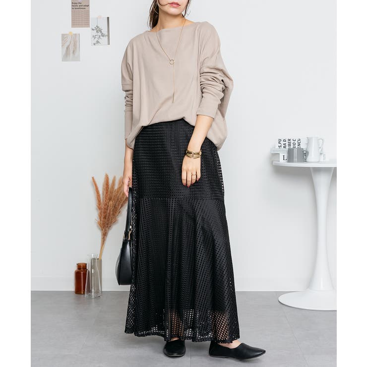 ドルマンスリーブボートネックTシャツ | atONE | 詳細画像53 