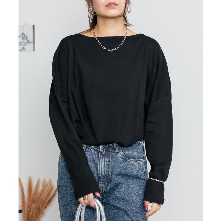 ドルマンスリーブボートネックTシャツ | atONE | 詳細画像56 