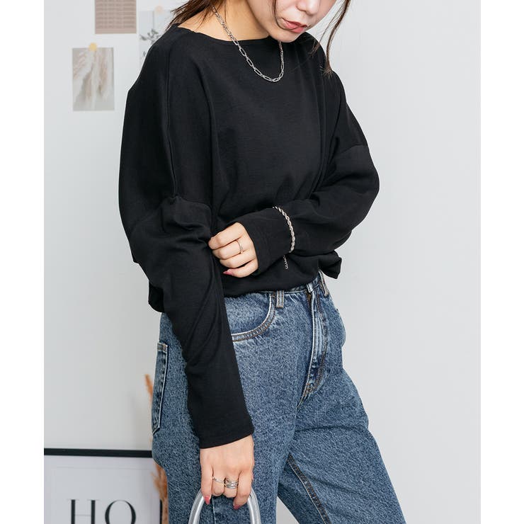 ドルマンスリーブボートネックTシャツ | atONE | 詳細画像58 