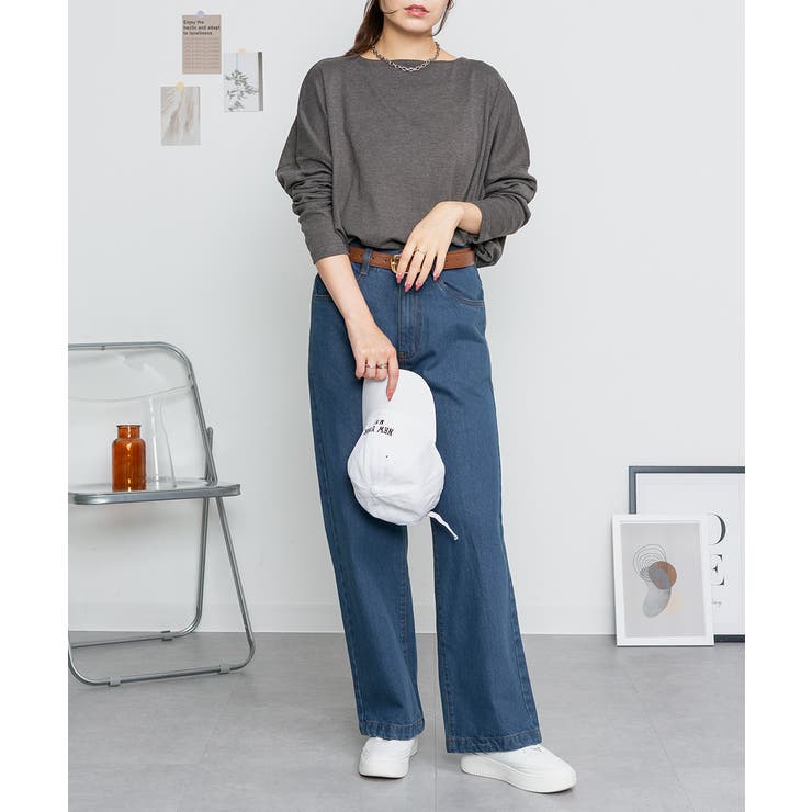 ドルマンスリーブボートネックTシャツ | atONE | 詳細画像67 