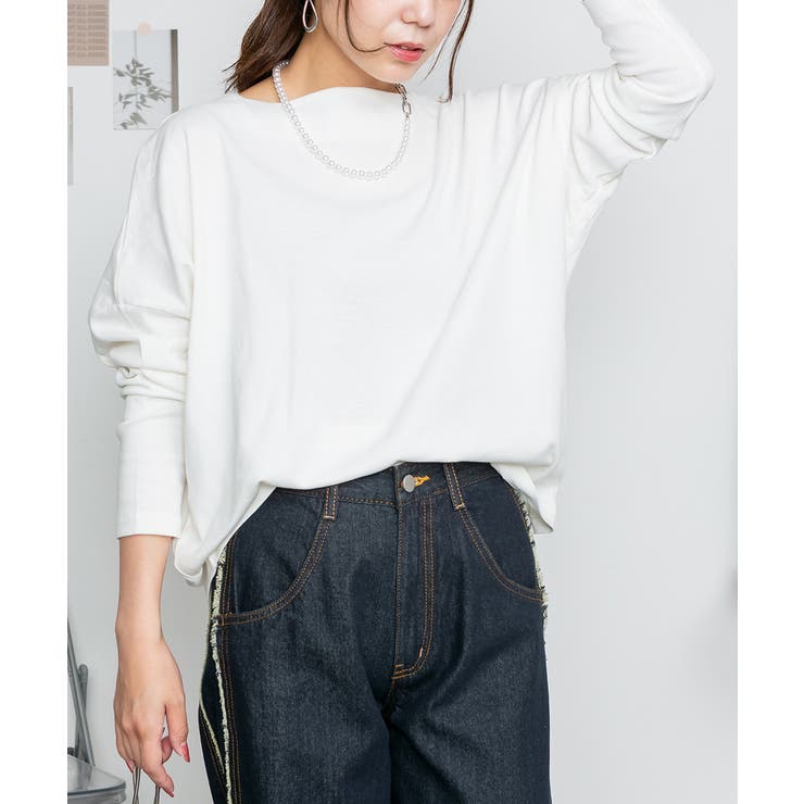 ドルマンスリーブボートネックTシャツ | atONE | 詳細画像71 