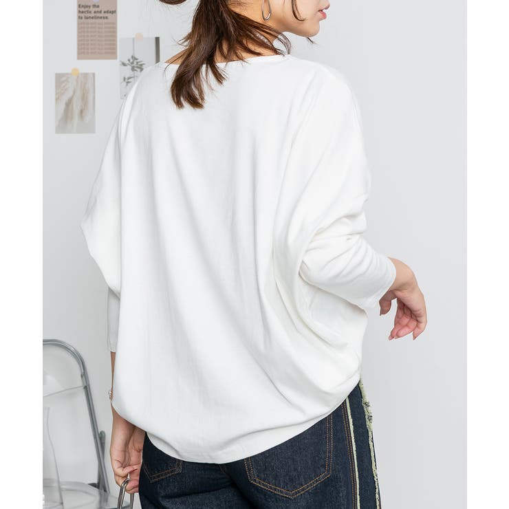 ドルマンスリーブボートネックTシャツ | atONE | 詳細画像73 