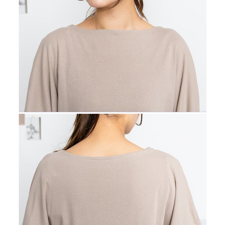 ドルマンスリーブボートネックTシャツ | atONE | 詳細画像79 