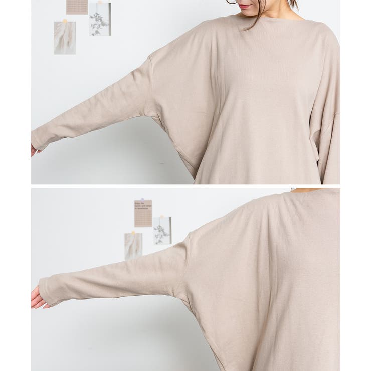 ドルマンスリーブボートネックTシャツ | atONE | 詳細画像80 