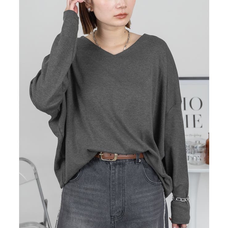 ドルマンスリーブVネックTシャツ | atONE | 詳細画像21 