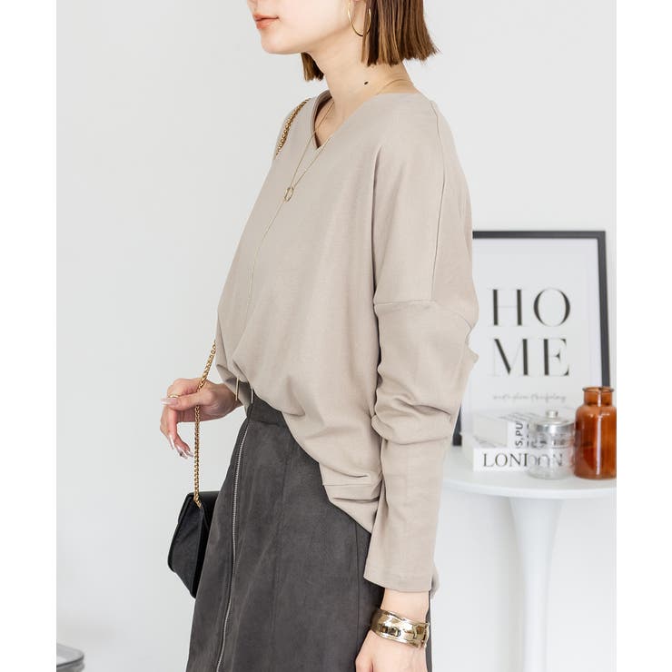 ドルマンスリーブVネックTシャツ | atONE | 詳細画像28 