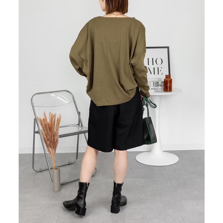 ドルマンスリーブVネックTシャツ | atONE | 詳細画像38 