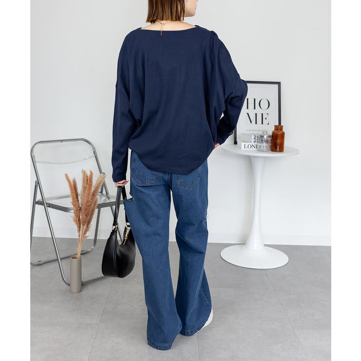 ドルマンスリーブVネックTシャツ | atONE | 詳細画像50 