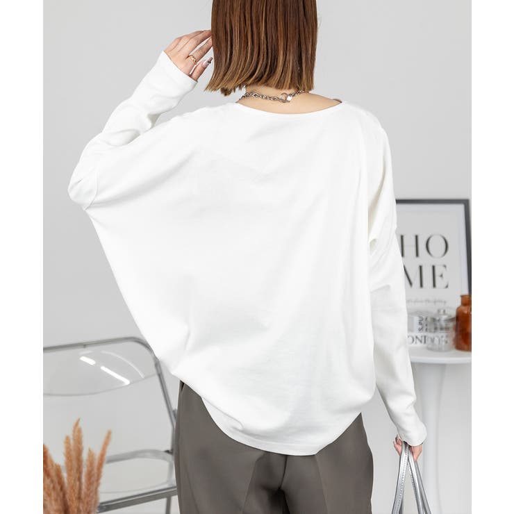 ドルマンスリーブVネックTシャツ | atONE | 詳細画像53 