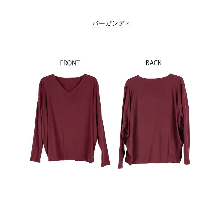 ドルマンスリーブVネックTシャツ | atONE | 詳細画像69 