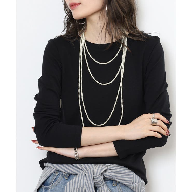 ロングスリーブコンパクトTシャツ | atONE | 詳細画像1 