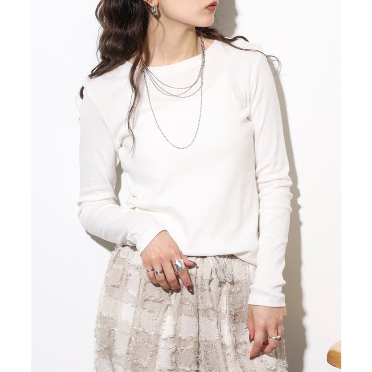 ロングスリーブコンパクトTシャツ | atONE | 詳細画像23 