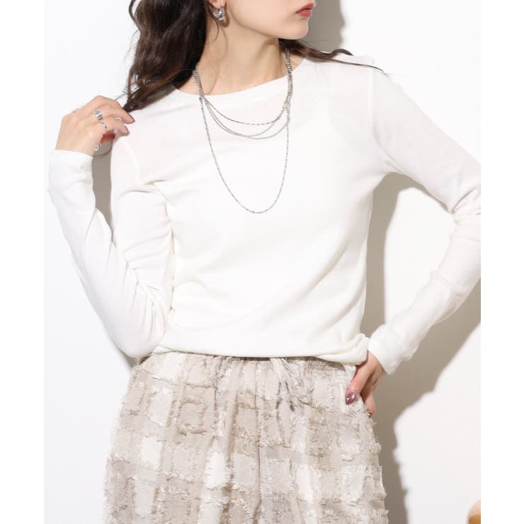 ロングスリーブコンパクトTシャツ | atONE | 詳細画像2 