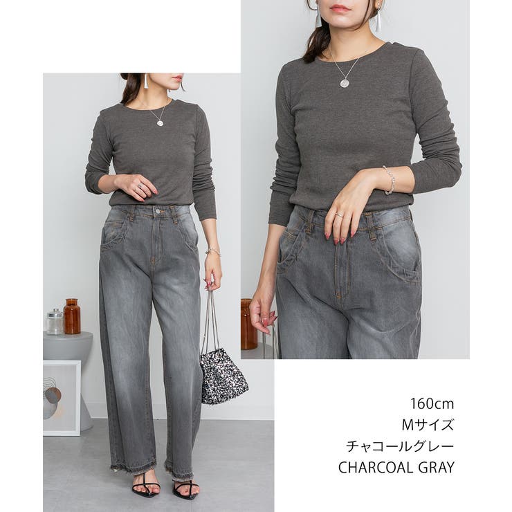 ロングスリーブコンパクトTシャツ | atONE | 詳細画像37 