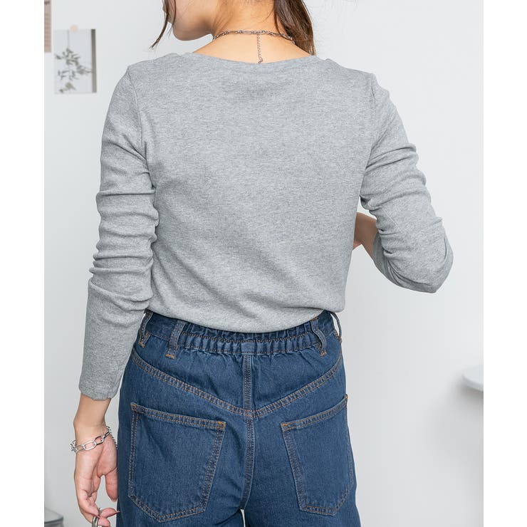 ロングスリーブコンパクトTシャツ | atONE | 詳細画像43 