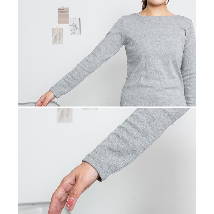 ロングスリーブコンパクトTシャツ | atONE | 詳細画像78 