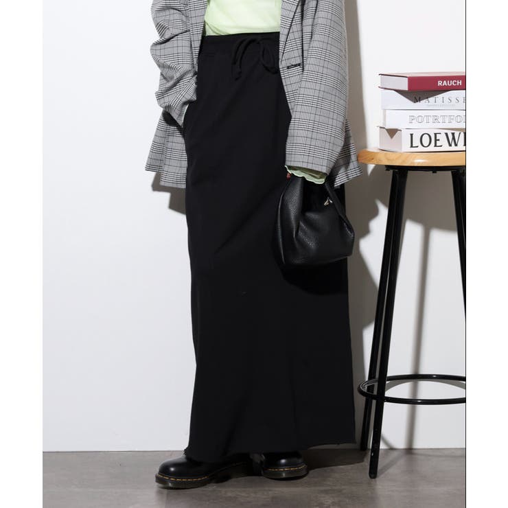 ミニ裏毛セミタイトマキシスカート | atONE | 詳細画像11 