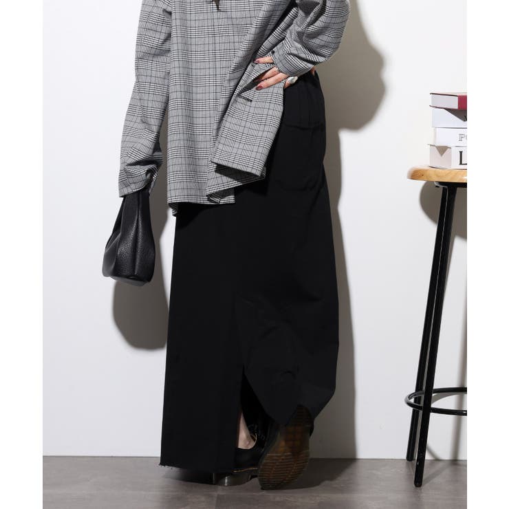 ミニ裏毛セミタイトマキシスカート | atONE | 詳細画像13 