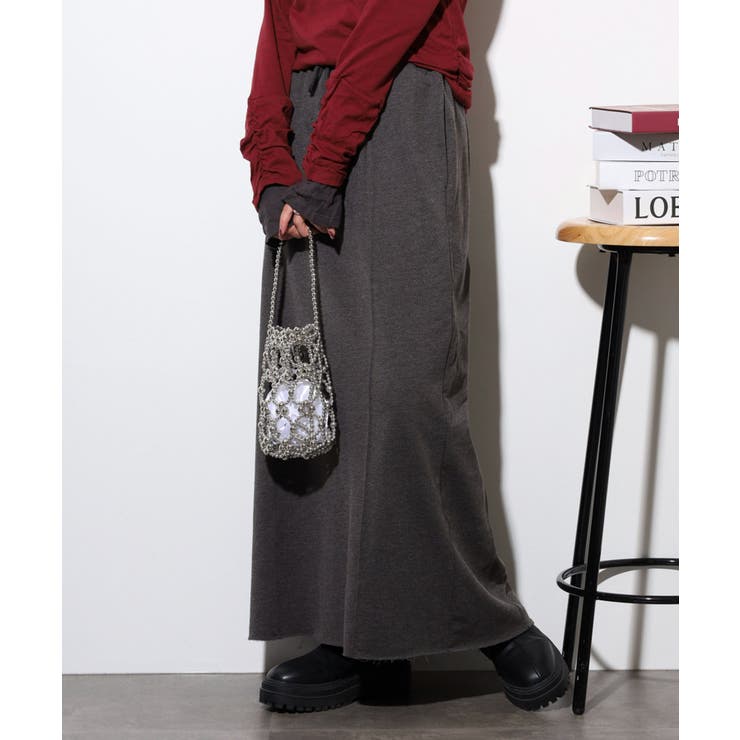 ミニ裏毛セミタイトマキシスカート | atONE | 詳細画像16 