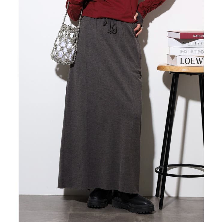 ミニ裏毛セミタイトマキシスカート | atONE | 詳細画像17 