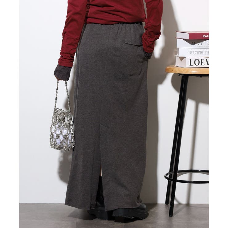 ミニ裏毛セミタイトマキシスカート | atONE | 詳細画像18 