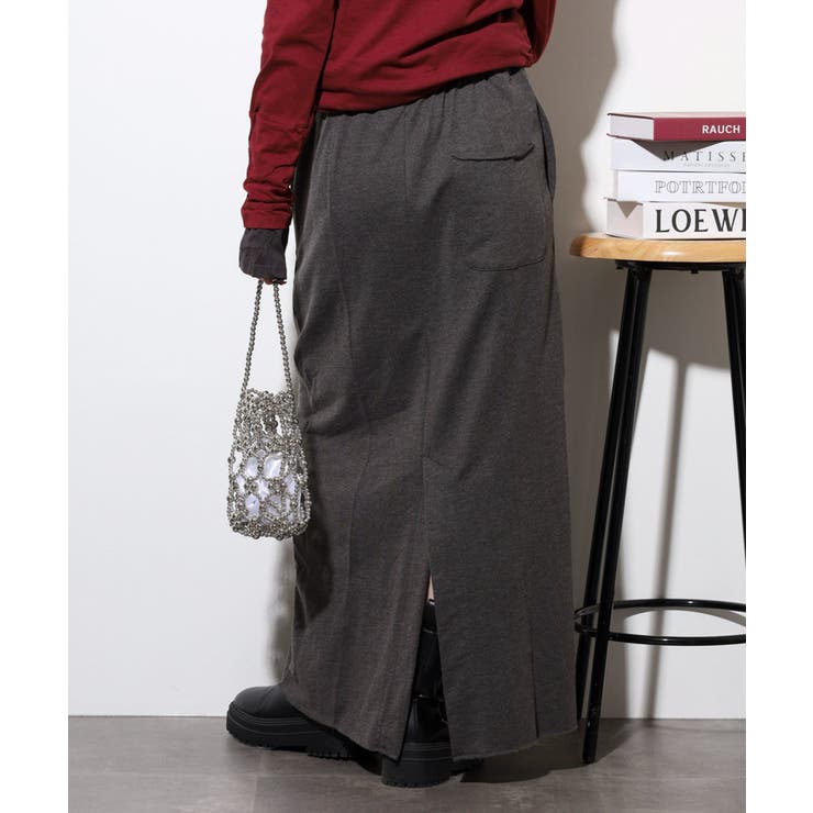 ミニ裏毛セミタイトマキシスカート | atONE | 詳細画像19 