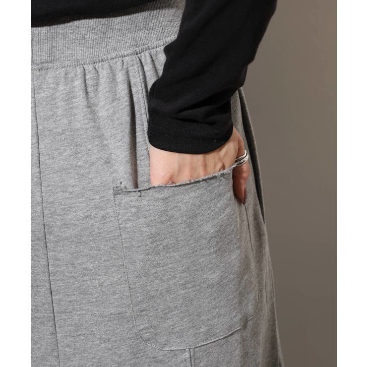 ミニ裏毛セミタイトマキシスカート | atONE | 詳細画像25 